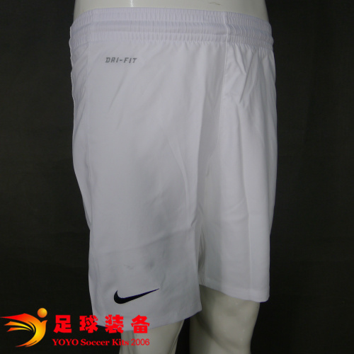 （团购顾客享受价格）专柜正品NIKE 白色光板组队足球短裤