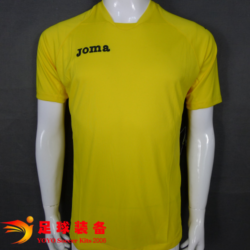 专柜正品JOMA 2014-15中高端 黄色足球组队上衣