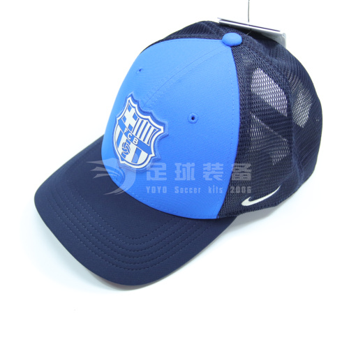 专柜正品NIKE 巴萨足球运动休闲百搭遮阳棒球帽运动帽