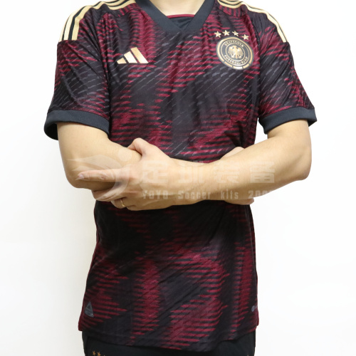 专柜正品ADIDAS 德国2022世界杯 球员版客场短袖球衣