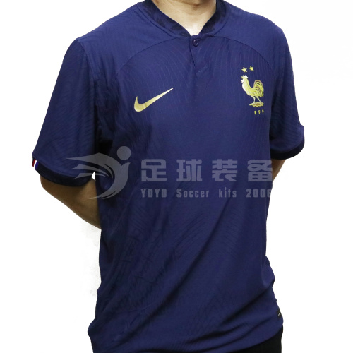 专柜正品NIKE 法国2022世界杯 主场球员版短袖球衣