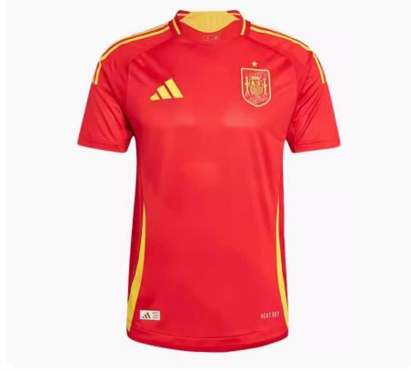 专柜正品ADIADS 2024欧洲杯西班牙主场男子成人球员版球衣足球服